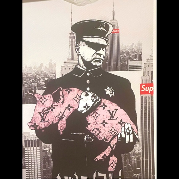 Death NYC 2022 “Supreme Pig”, Signed Original w COA: Ltd Ed #34/100 - Picture 6 of 11